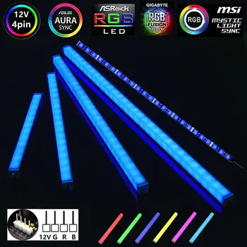 RGB Levou Luz Strip Para 12V 4PIN RGB Cabeçalho (+12 V,G,R,B) Faixa de Led 5050 Para PC Computador Caso Decoração,RGB Cabeçalho placa-Mãe Tira