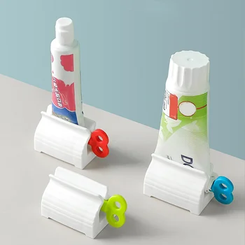 Rolamento de pasta de dente Dispositivo de Tubo Distribuidor Titular Multifuncional Plástica Facial Cleanser Espremedor Prima para Acessórios de casa de Banho