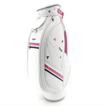 Saco de golfe, senhoras' premium PU campo de golfe de padrão bag duplo, luz impermeável opção de 9.5 polegadas, HONMA saco de golfe clube