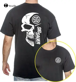 Sig Sauer Crânio Logo T-Shirt - Hight Traseira De Qualidade De Impressão - Edição Limitada Unisex