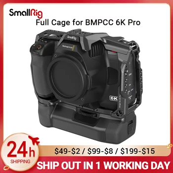 SmallRig Blackmagic Design Pocket Cinema Camera Gaiola Equipamento para BMPCC 6K Pro conectar a Câmara a um Aperto da Bateria para o fornecimento de energia 3517