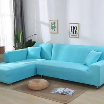 sólida sofá de canto capas de sofá, capas elastica material sofá protetor da pele para animais de estimação chaselong cobrir forma de L sofá poltrona
