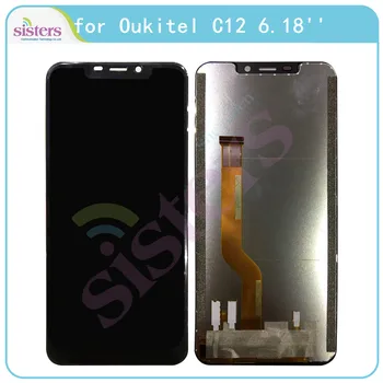 Tela de LCD para Oukitel C12 Tela LCD Touch screen Digitalizador Para Oukitel C12 Pro LCD Montagem de Substituição do Telefone
