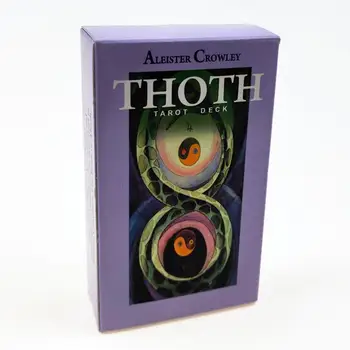 Thoth Tarot placas de orientação -adivinhação do destino baralho de tarô, jogo de tabuleiro 78 cartas/conjuntos