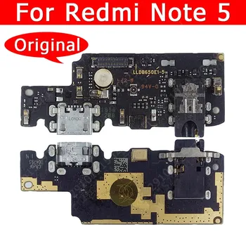 USB Original de Carga a Bordo Para Xiaomi Redmi Nota 5 Note5 de Carregamento de Porta de Conector de Acessórios do Telefone Móvel de Substituição de Peças de Reposição