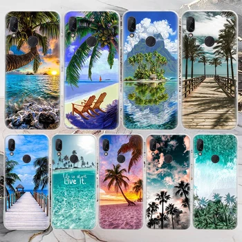 Verão Praia Sol Mar Palmeira Macio Caso De Telefone Xiaomi Mi 11T 10T 9T 11 10 Lite 12 Pro 12X 11 9 8 5X 6X Ultra 5G Padrão